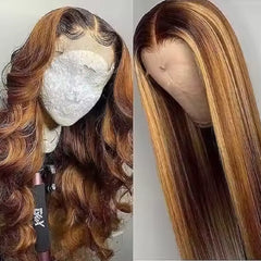 6X6 HD Closure - Ombre - Wavy